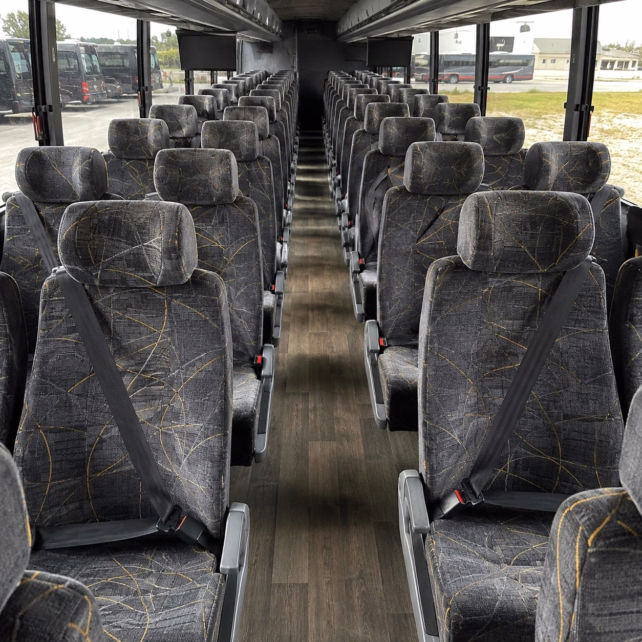 buena park charter bus rental inside